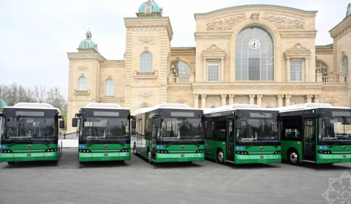 Five electric buses are headed to Irpin