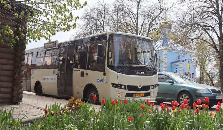 Minibus in Okhtyrka