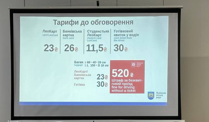 Скільки коштуватиме проїзд у Львові з червня