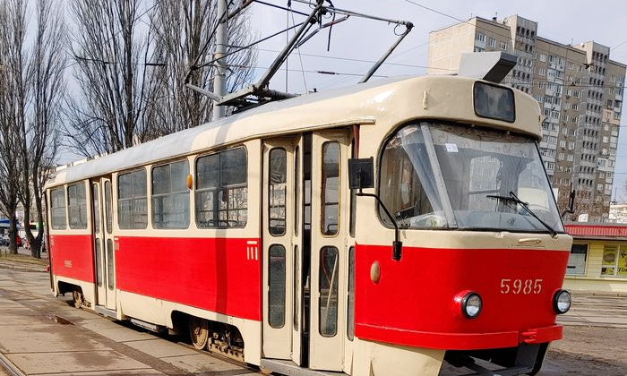 Tram No. 11 in Kyiv