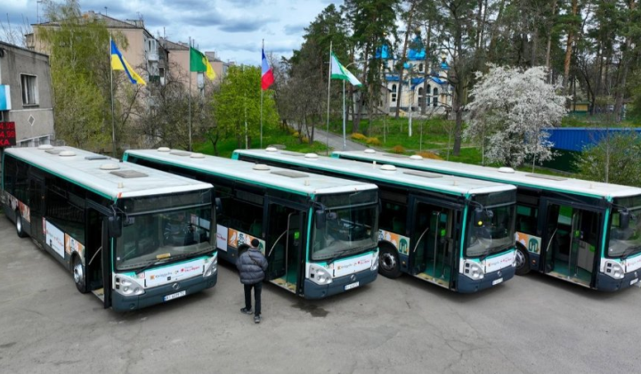 Автобус устойчивости в Буче