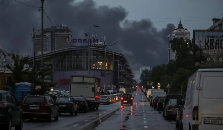 Changes in transport movement in Kyiv after shelling