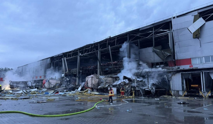The largest innovative terminal of 'Nova Poshta' destroyed