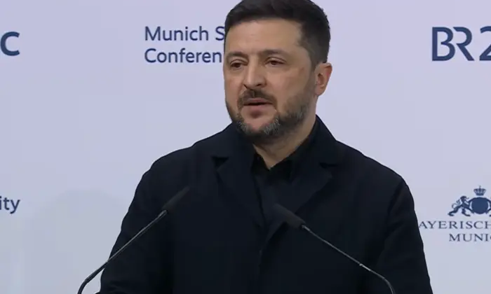Zelensky in Munich: Ukraine struggles to replenish missiles for air defense due to intensity of attacks