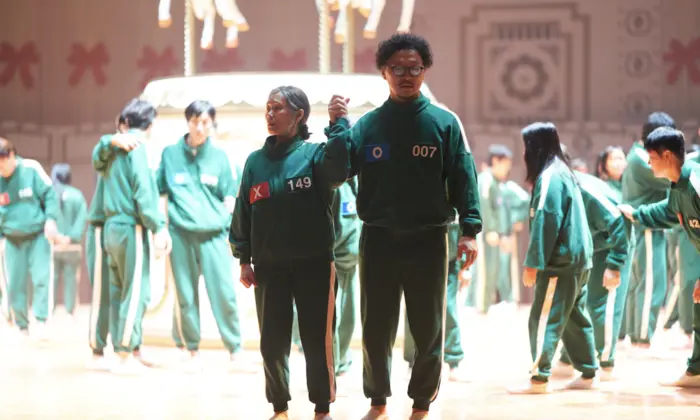 Панель учасників гри в кальмара