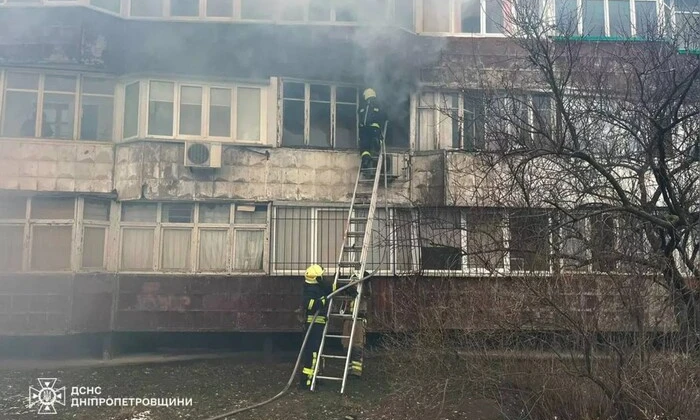 Чоловік з опіками від пожежі