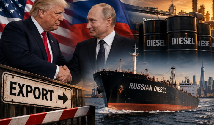 Россия снимает ограничения на экспорт дизельного топлива