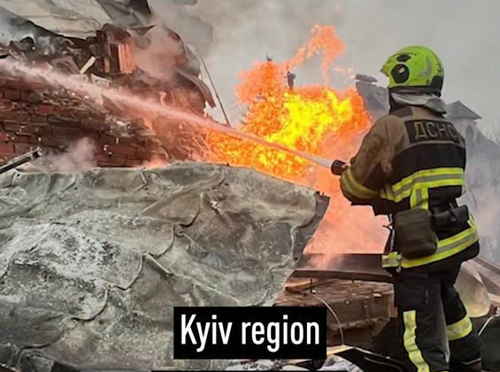 Consequences of night shelling in Ukraine