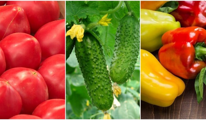 Овочі в літньому магазині