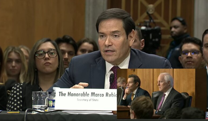 Marco Rubio discussing territorial issues of Donetsk