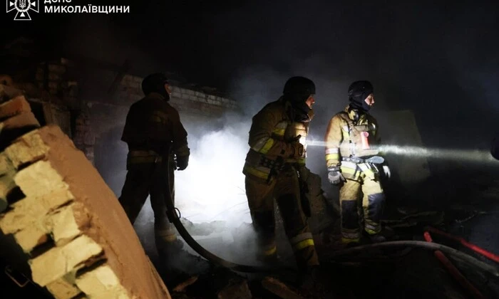 Consequences of the enemy attack in Mykolaiv