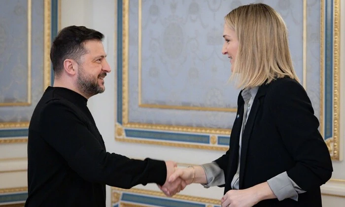 Zelensky meeting with representatives of Ireland