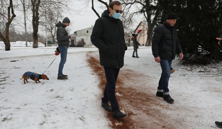 Львов: кофейная гуща против гололеда
