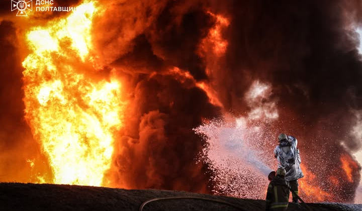 Consequences of Russian attack on industrial objects in Kremenchuk