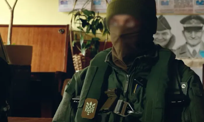 Украинский пилот на реактивном самолете