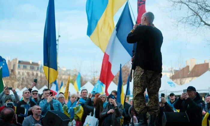 Росіяни в Франції протестують проти ТЦК