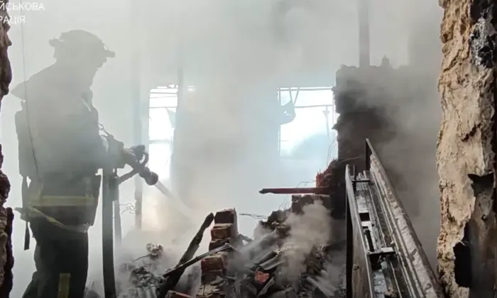 Обстріл історичної частини Херсона військами РФ