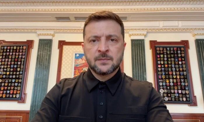 Зеленський під час промови на фронті