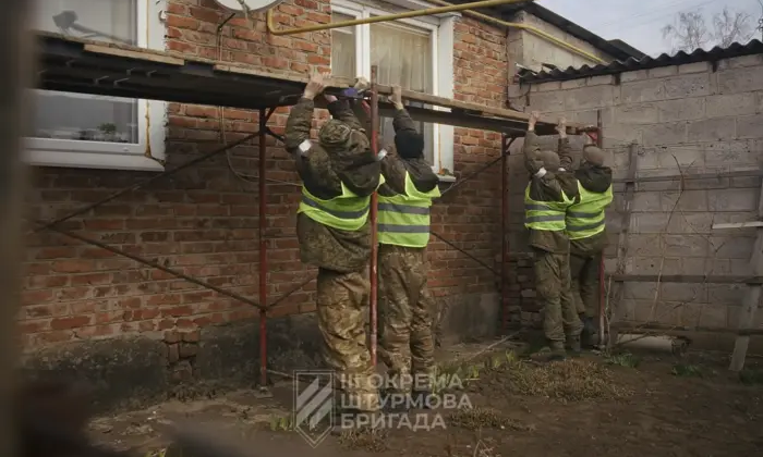 Оселя матері трьох військових в Ізюмі