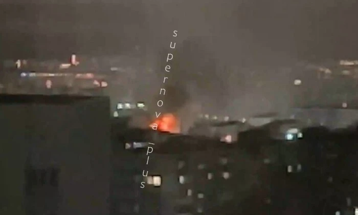 Пожар на заводе в Саратове