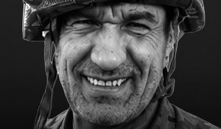 Military medic on the frontline