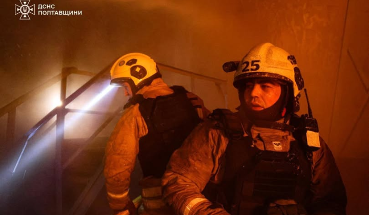 Пожежні потяги гасили пожежу на об'єкті