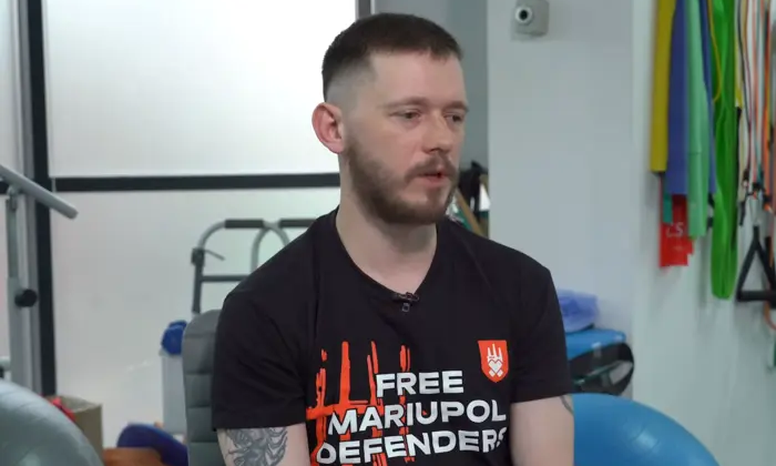Ukrainian soldier Anton Voykov in captivity