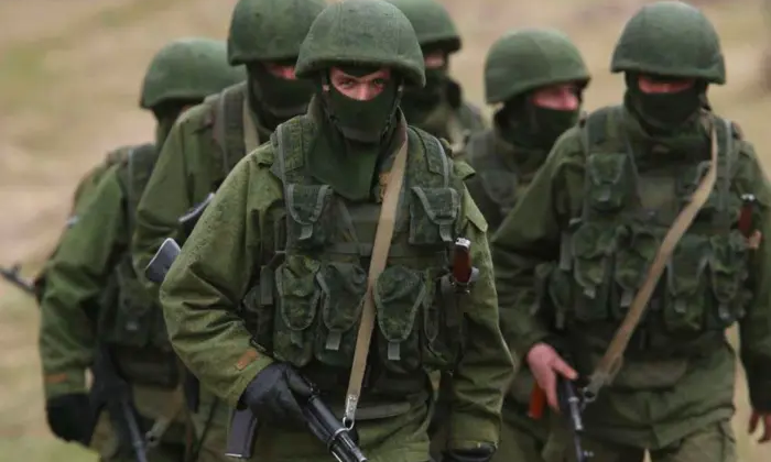 Вторгнення російських військ в село Тихе