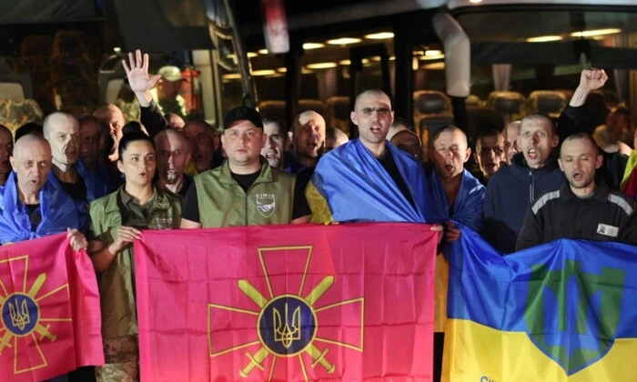 Ukrainians returned from Russian captivity
