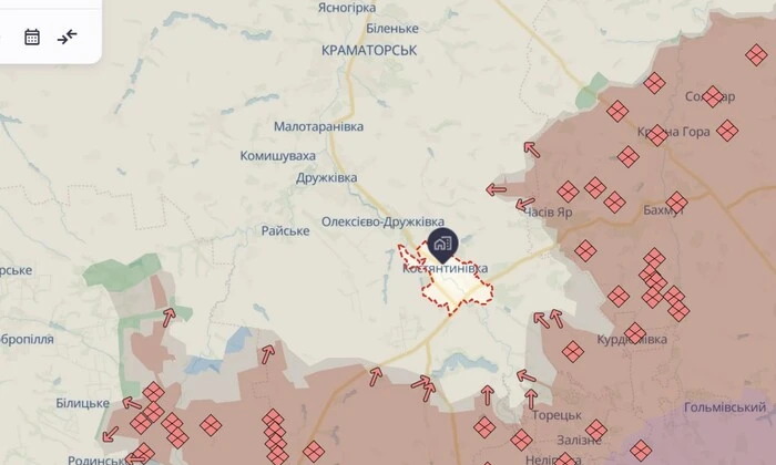 РФ намагається оточити Костянтинівку та Слов'янськ