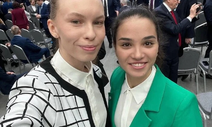 Російська ковзанярка на виступі в Україні