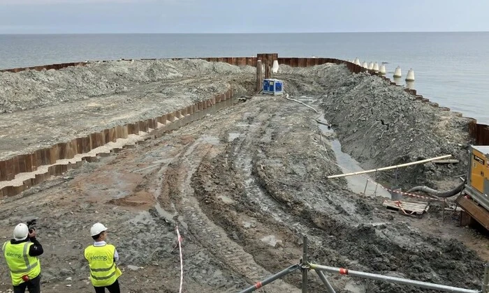 Поврежденный подводный электрокабель между Финляндией и Эстонией