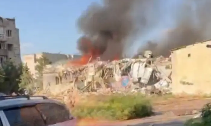 Russians attacked a store in Dobropillia
