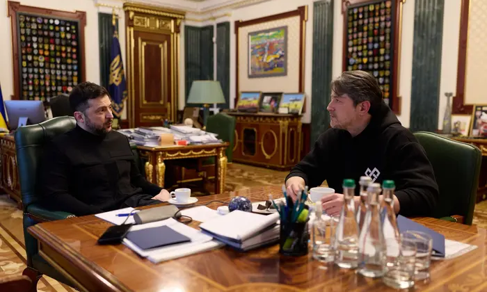 Zelensky and Prytula discuss cooperation