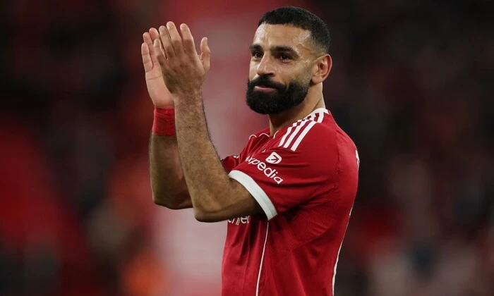Mohamed Salah during negotiations