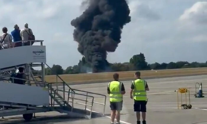 Приклад аварії літака в Лондоні