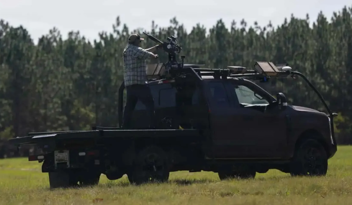 US Army tested autonomous pickup with turret against drones