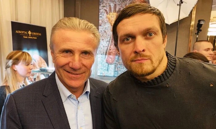 Заседание в Верховной Раде с изображением Сергея Бубки