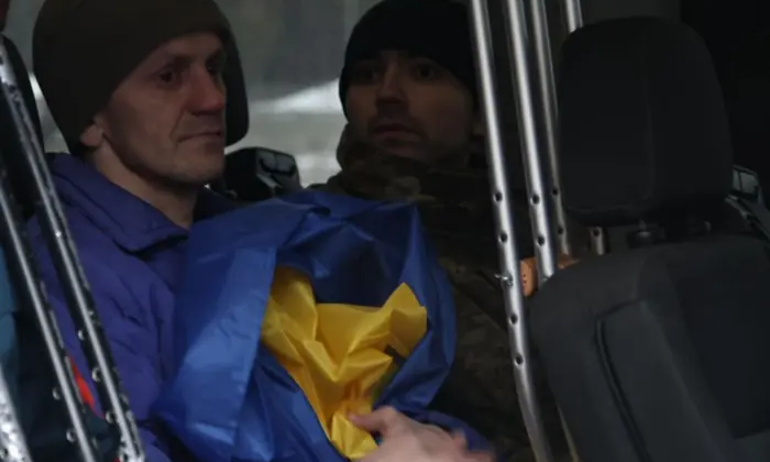 Освобожденные украинские пленные 15 января