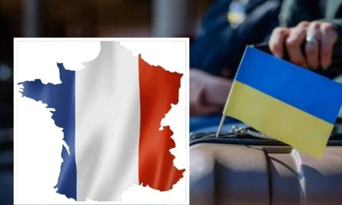 Українські біженці отримують допомогу від Франції