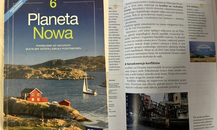 Польський підручник з проросійською риторикою