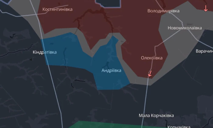 Бойцы отбрасывают оккупантов возле Андреевки