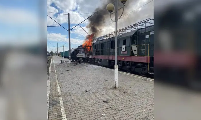 Пострадавшие дети на вокзале Шостки