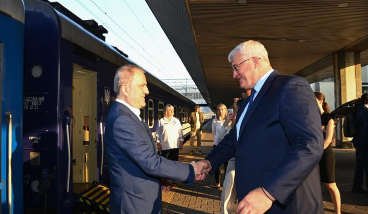 Azerbaijan's Foreign Minister in Ukraine