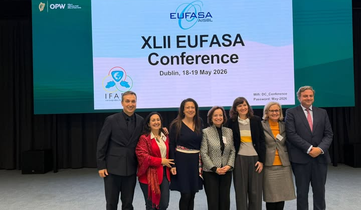 Wife of the head of the Ukrainian MFA at the EUFASA conference