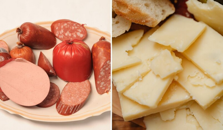 Ціни на ковбасу та сир