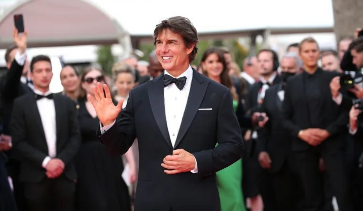 Том Круз с Золотой пальмовой веткой