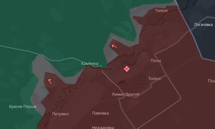 Російська військова база у Харківській області