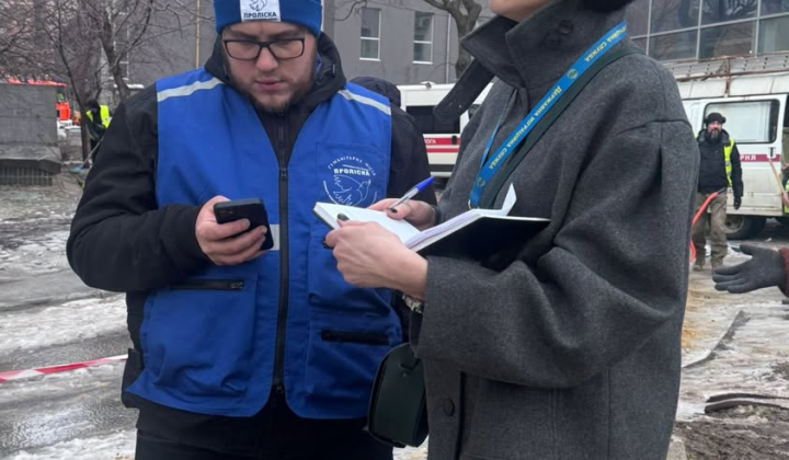 Aid for residents affected in Kharkiv