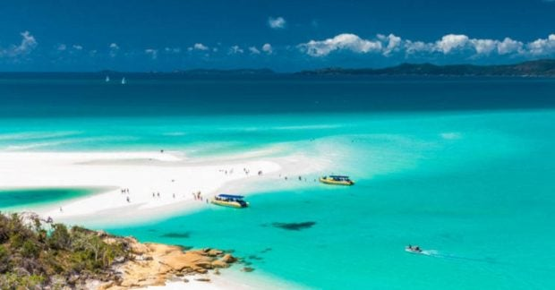 Whitehaven Beach in the heart of Australia